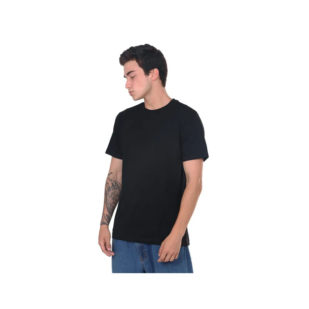 Polo Manga corta - Negro S Negro