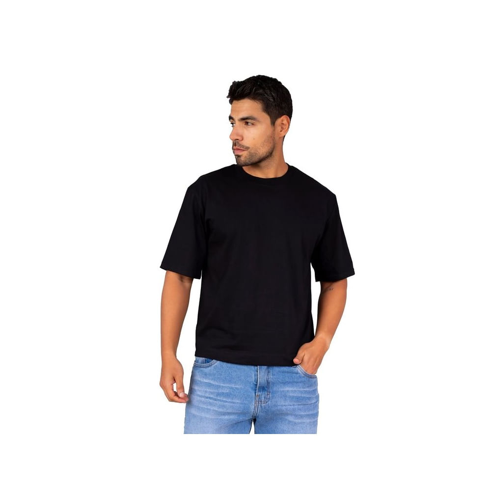 HPolos Boxy Fitt Negro M Negro