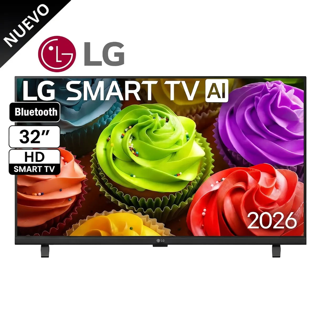 Televisor LG 32 LED Smart TV HD con ThinQ AI 32LQ650BPSA
