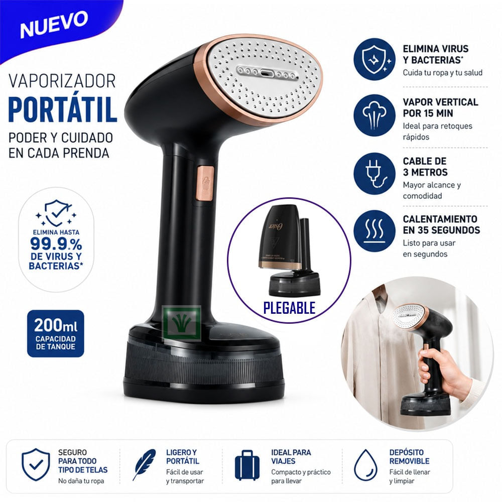 Vaporizador Portátil Oster GCSTFS300 Negro