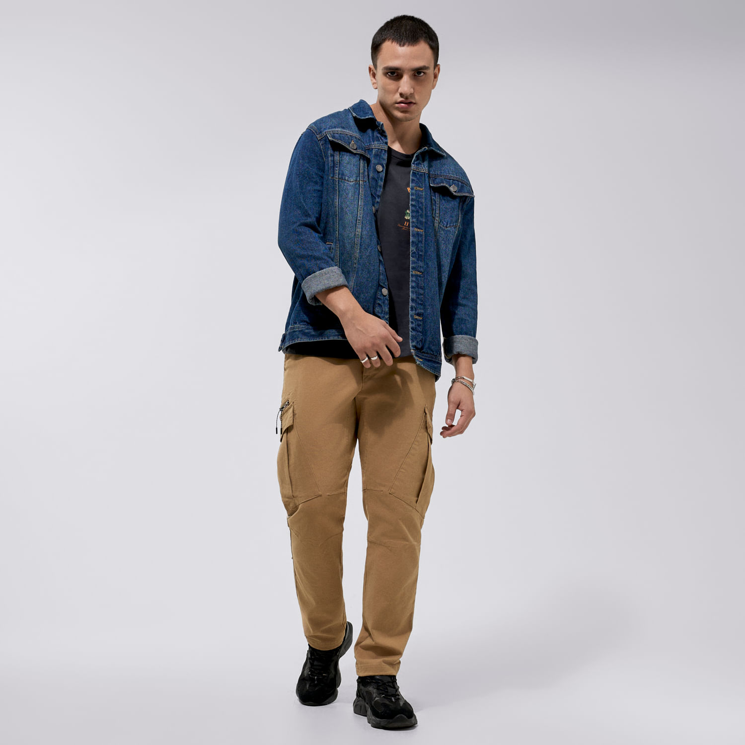 Pantalón Jogger Hombre New Side Pocket Hypnotic Camel Talla 34