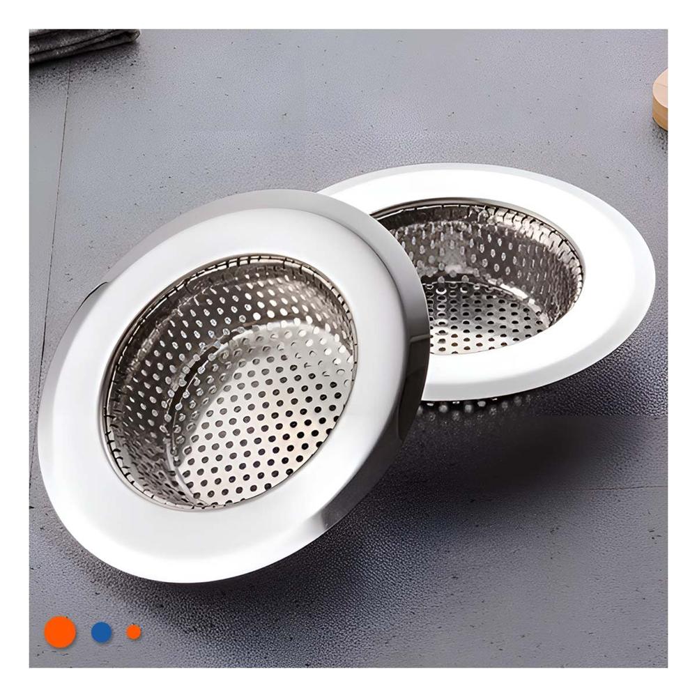 Rejilla Plateado Filtradora de Drenaje con Medida 7cm para Retencion de Residuos Y Papel Regalo
