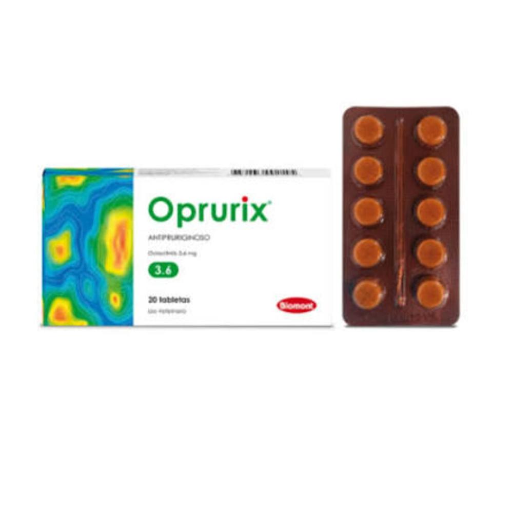 Oprurix de 3.6 mg x 20 Tabletas