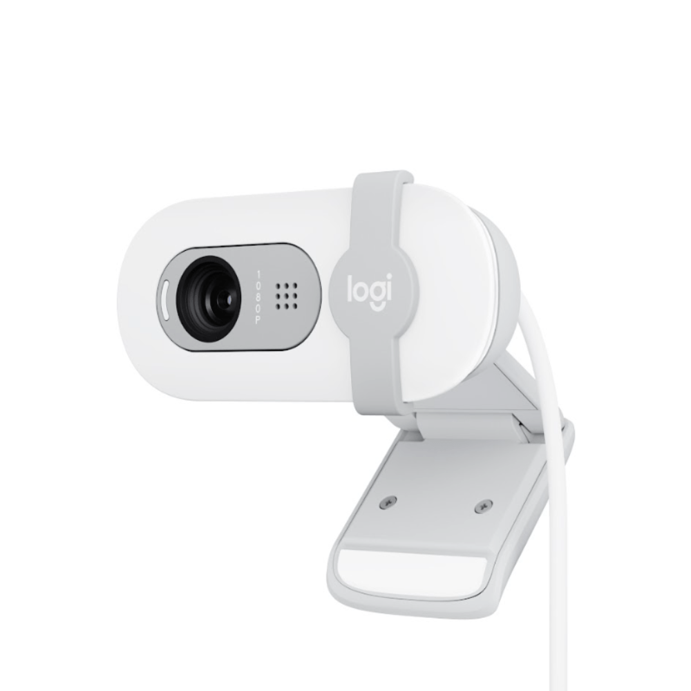 Camara Web Logitech BRIO 100 FHD 1080P USB-A Blanco