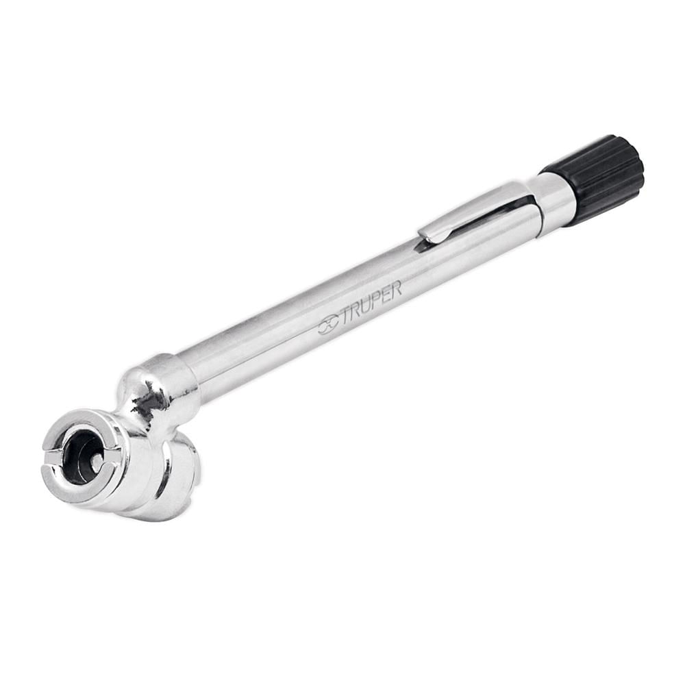 Medidor de presion doble cabeza para camioneta de aluminio 120 psi MEA-120D