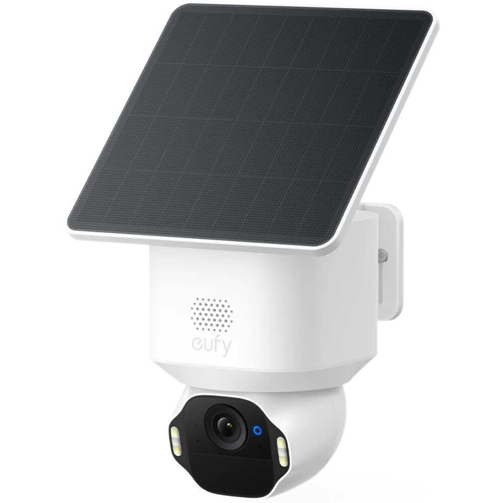 eufy Security SoloCam E42 Cámara Exterior Solar UHD 4K con Visión Nocturna Panning y Ti