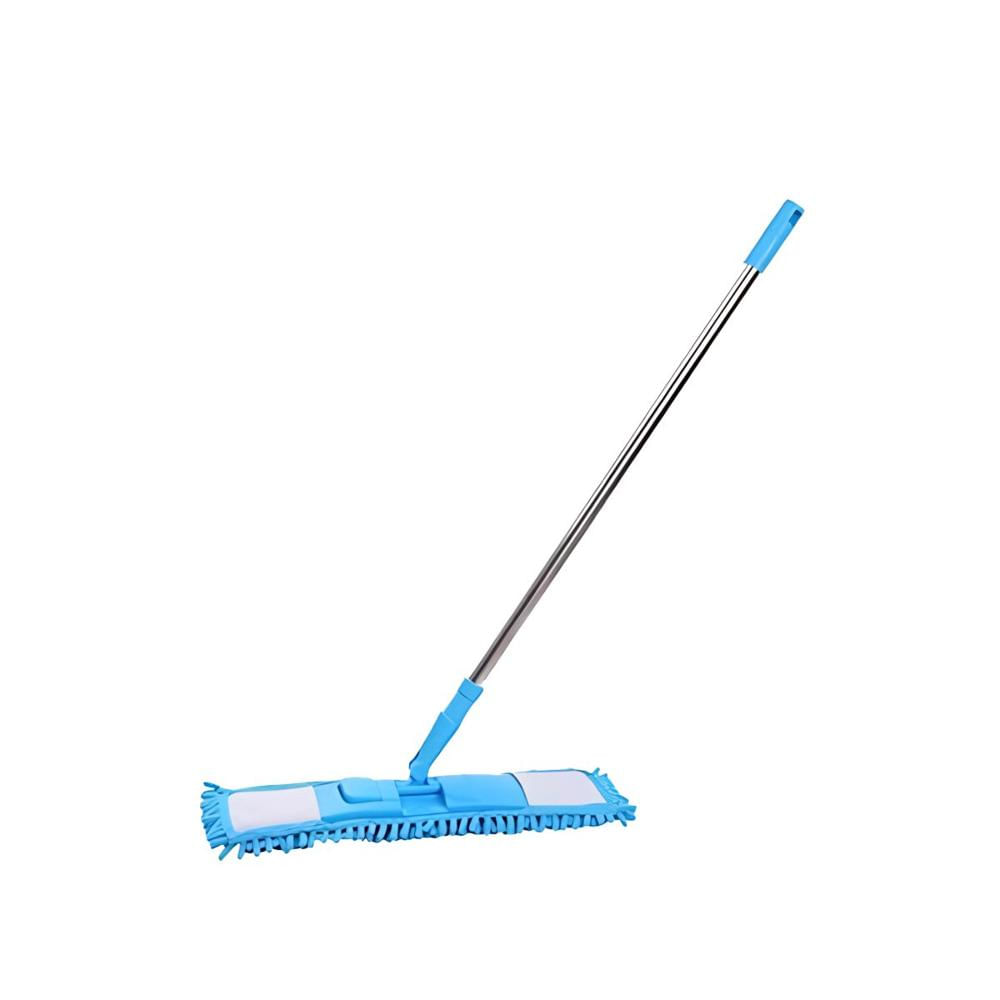 Pack12 Repuesto Rectangular de Microfibra Celeste Practico Limpieza General
