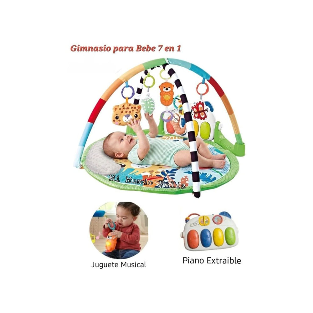 Gimnasio para Bebe Deluxe con Musical Juguetitos Zoo V.