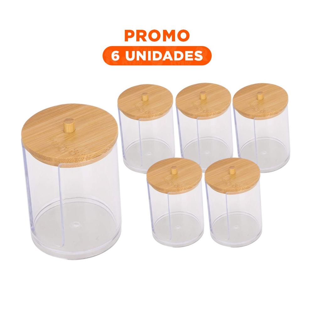 Pack6 Articulo de Tocador 7x11 cm Transparente para un Uso Dinamico Real Y Regalo Sticker