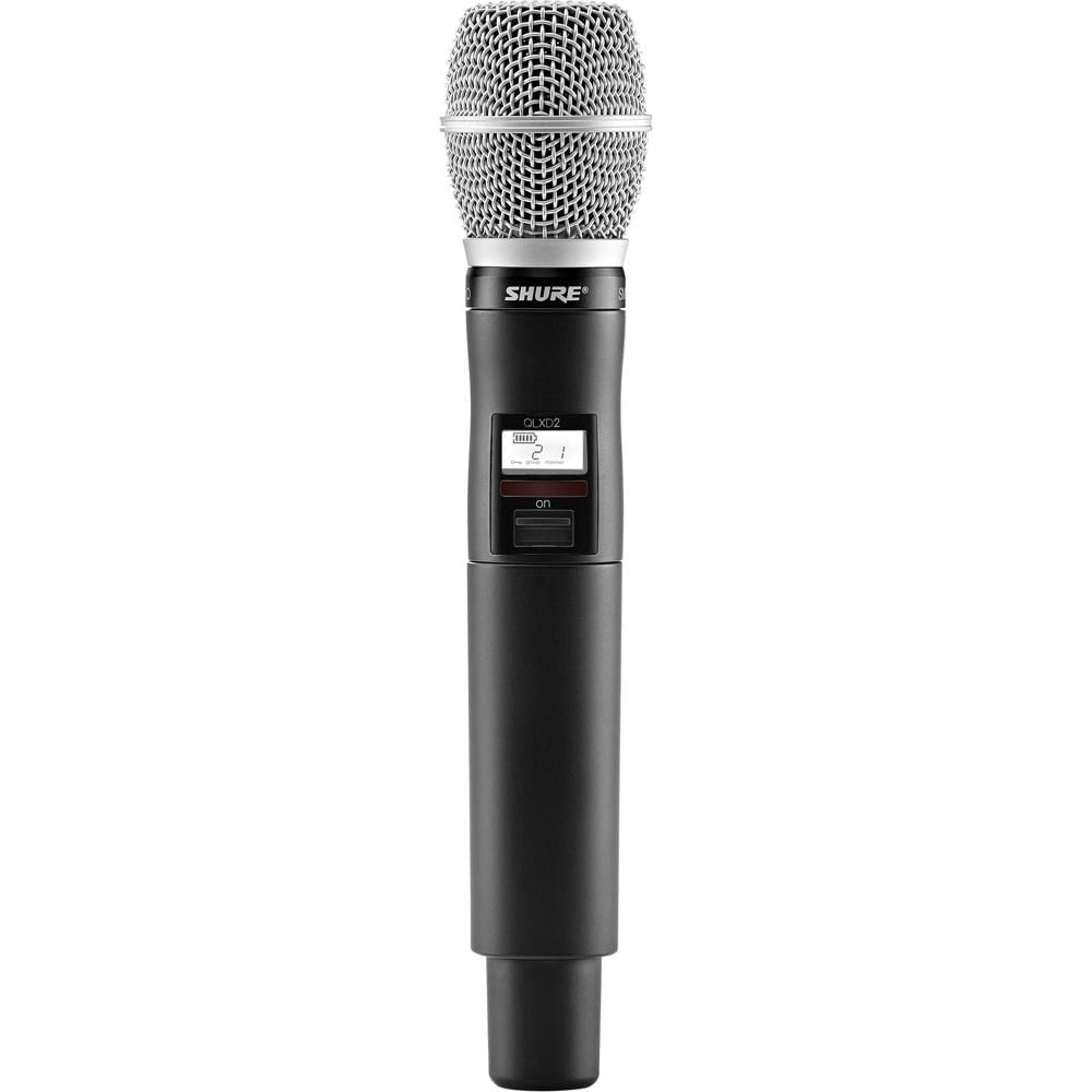 Shure QLXD2 SM86 Microfono Inalambrico de Mano Digital con Capsula SM86 Patron Cardioide