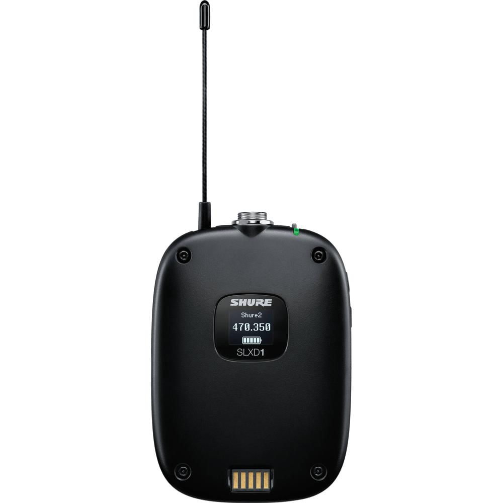 Shure SLXD1 Transmisor Inalambrico Digital Bodypack J52 558 a 602 y 614 a 616 MHz - 8 H