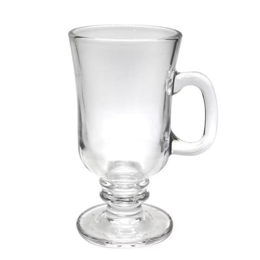 Set de 6 Tazas Capuchino Vidrio 240ml
