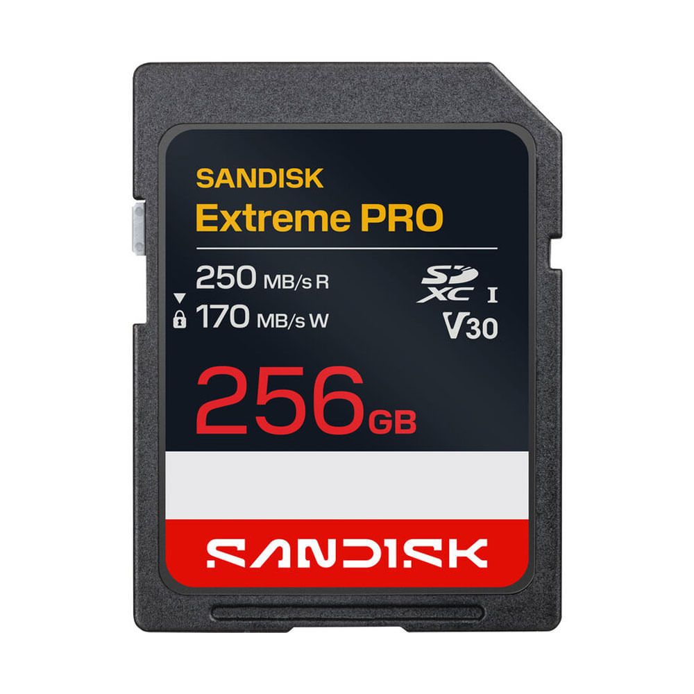 Memoria SD Sandisk 256GB Extreme Pro - R250mb - W170mb