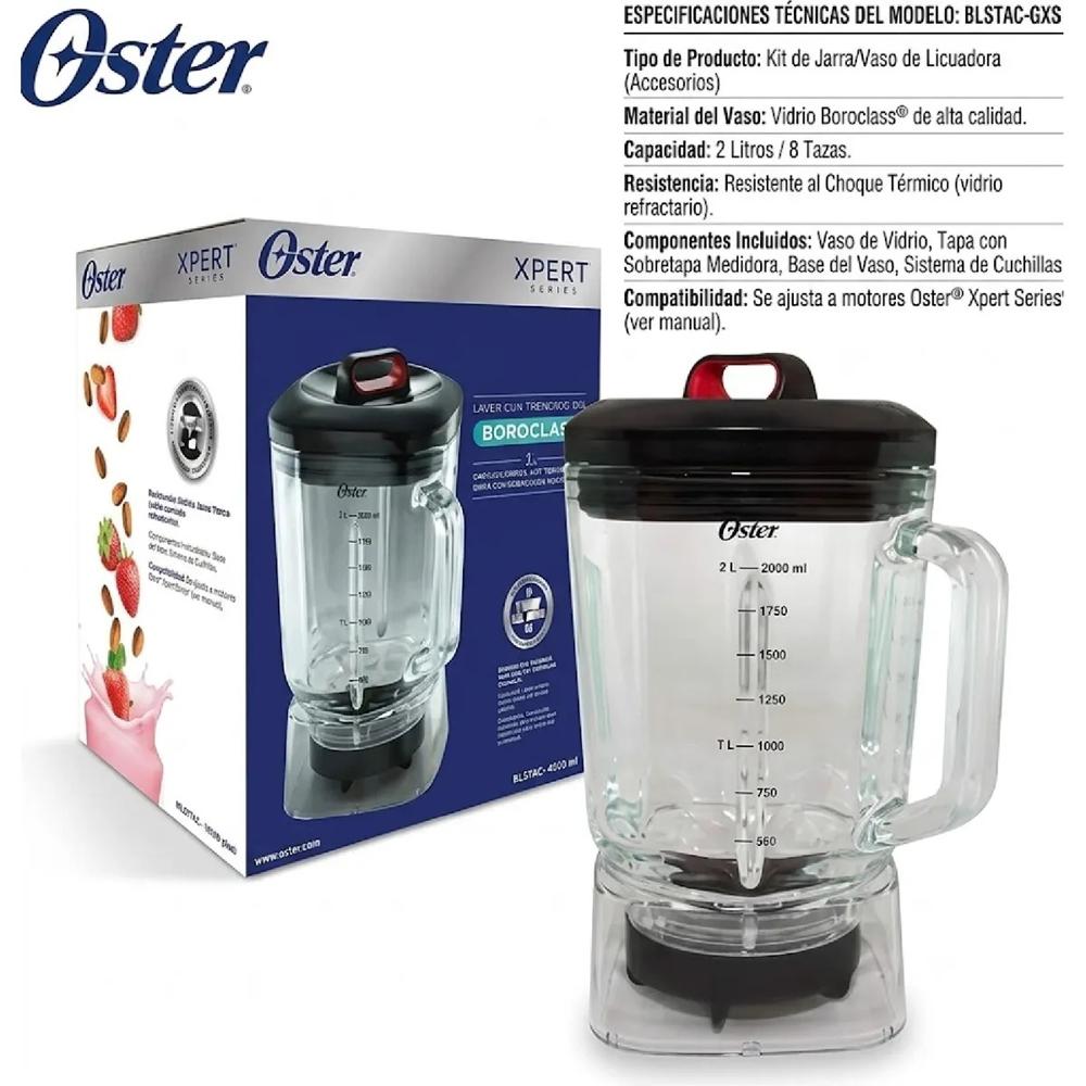 Vaso de Vidrio Oster Xpert Series 2 BLSTAC-GXS