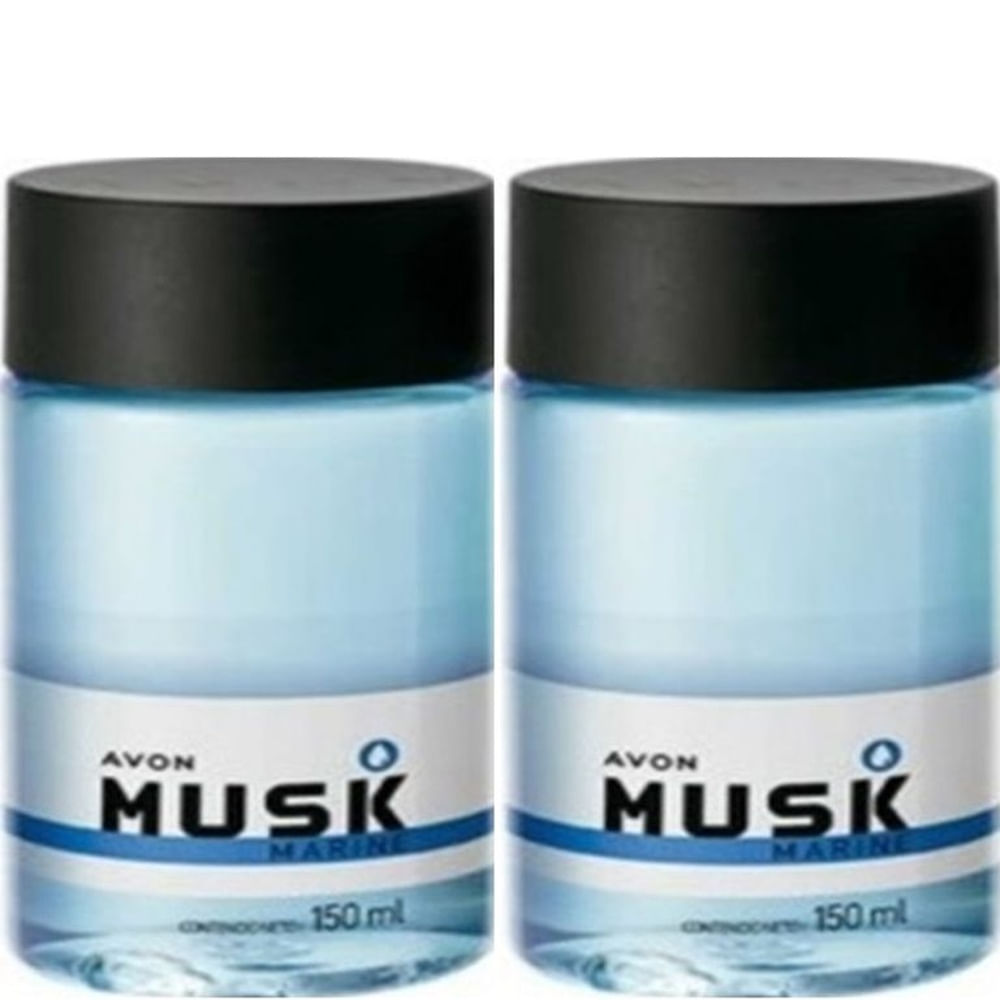 Pack x2 Colonia Musk Marine 150ml de Avon aroma oriental