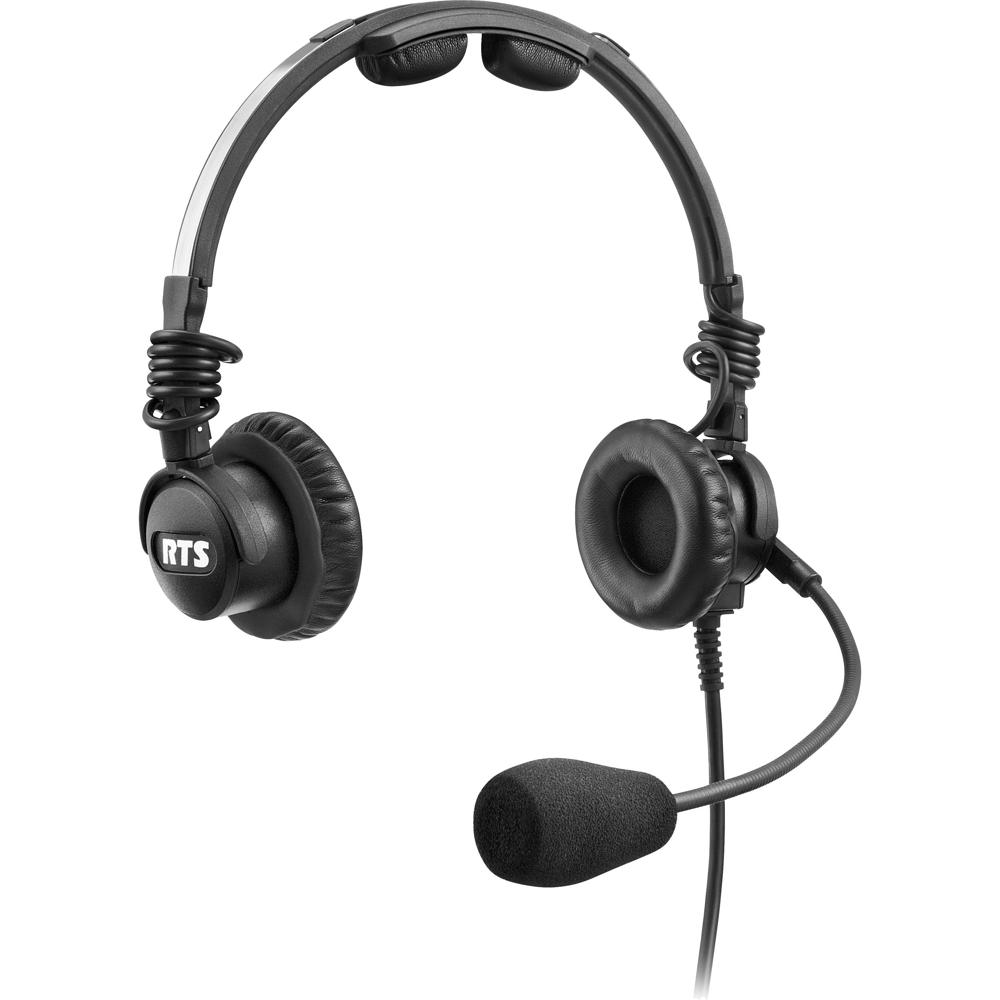 RTS LH-302 Auricular Doble Cara Ligero con Micrófono Dinámico y Conector XLR de 5 Pines