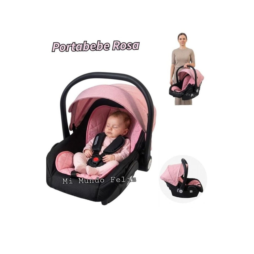 Portabebe Acolchado Princesa Rosa