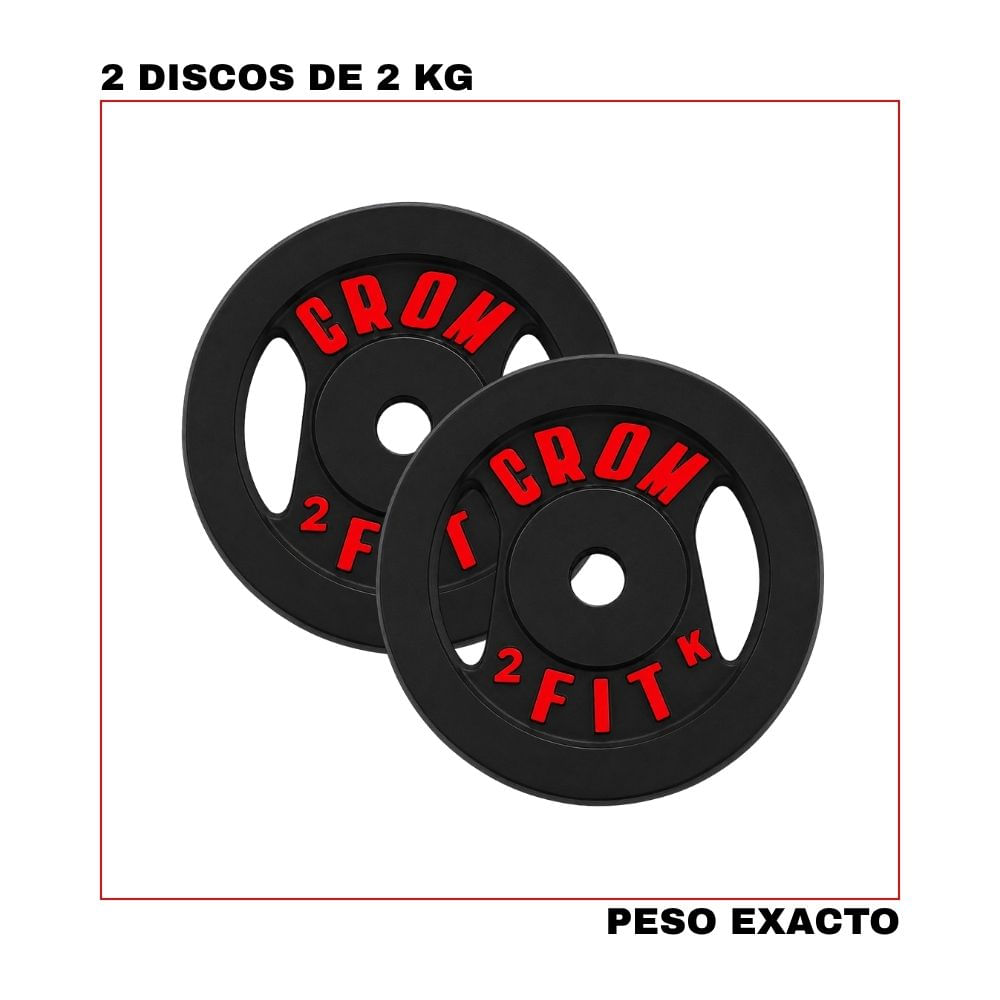 Par de Discos de 2 Kg