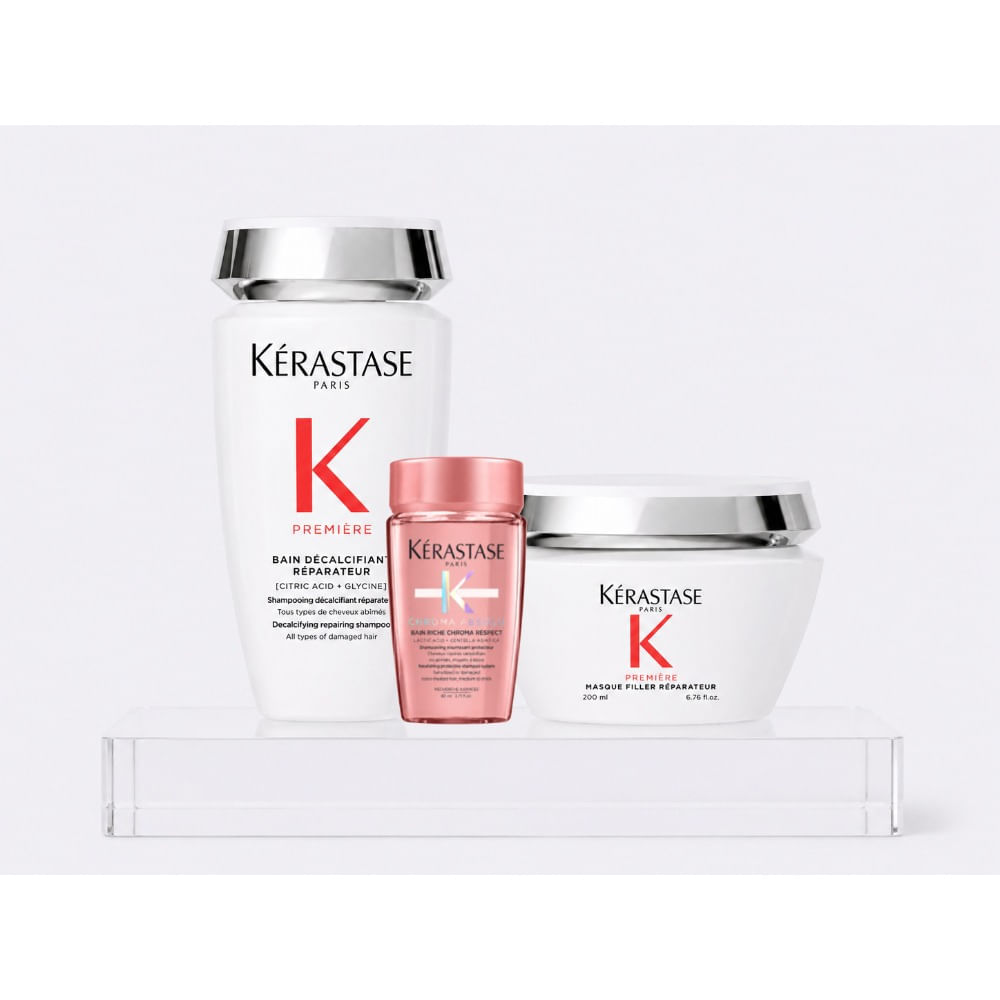 Kerastase premiere pack cabello dañado shampoo 250 ml mascarilla 200 ml travel