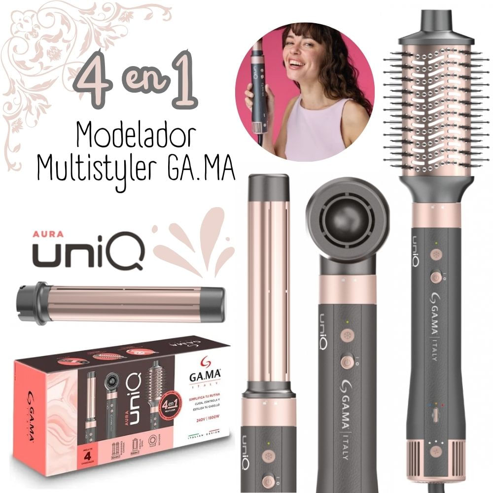 MODELADOR  MULTISTYLER UNIQ AURA 4 EN 1.