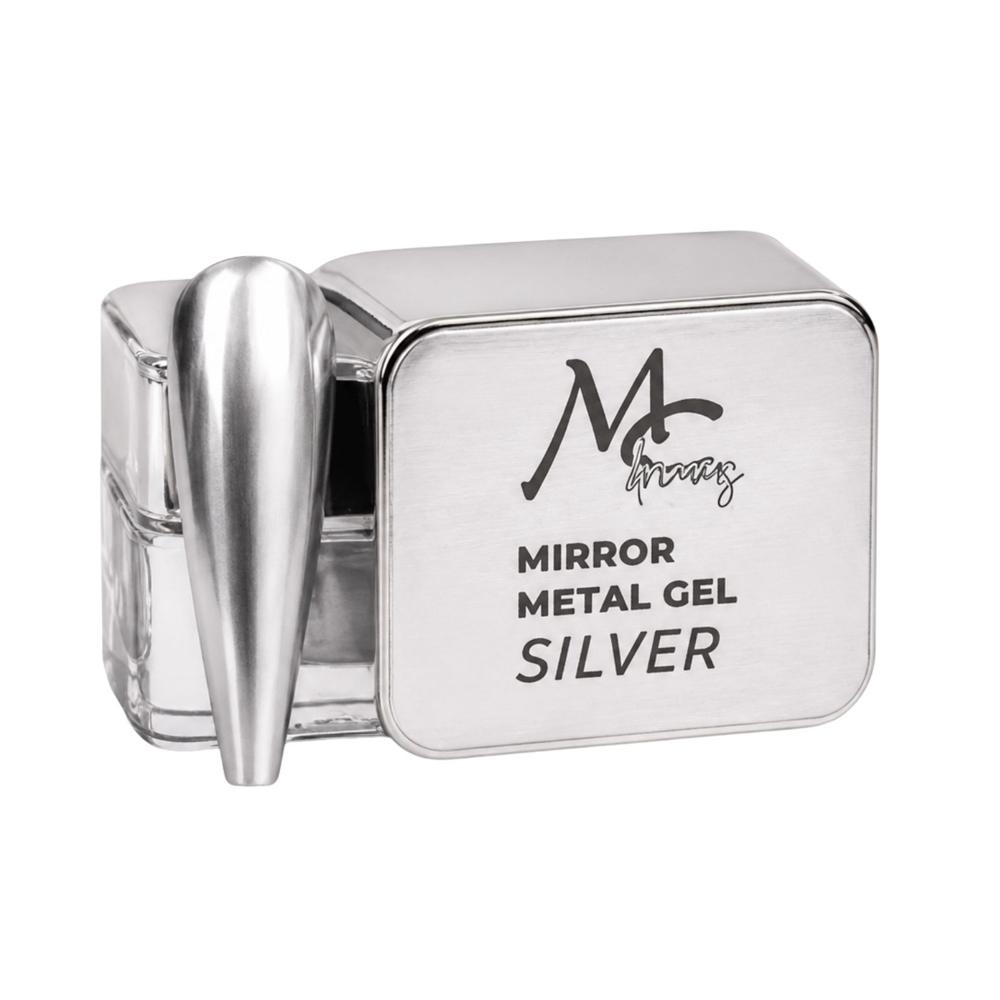 Mirror Metal Gel Silver 5 ml - MC NAILS
