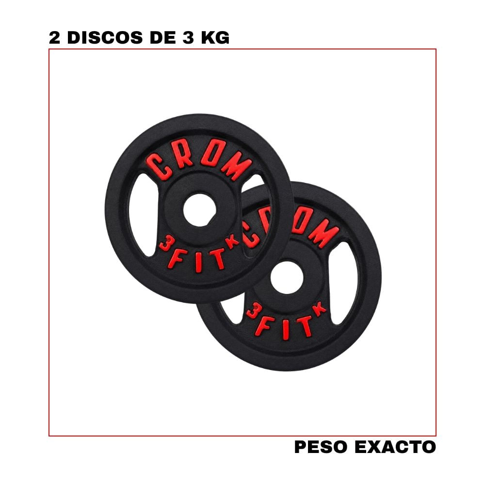 Par de Discos de 3 Kg