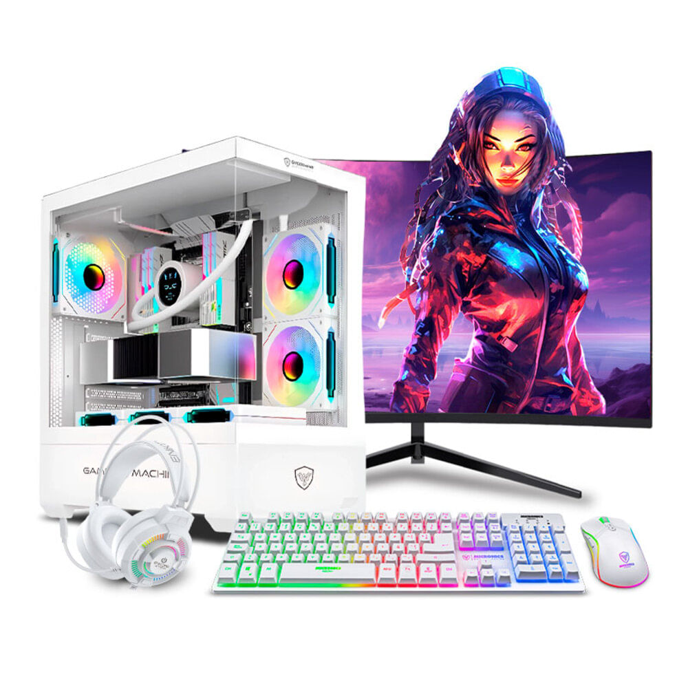 COMPUTADORA PC GAMER PINK RYZEN 7 5700 32GB 1TB 24 RTX5060TI 16GB MI PC LISTA MIPCLISTA - PCGAMER