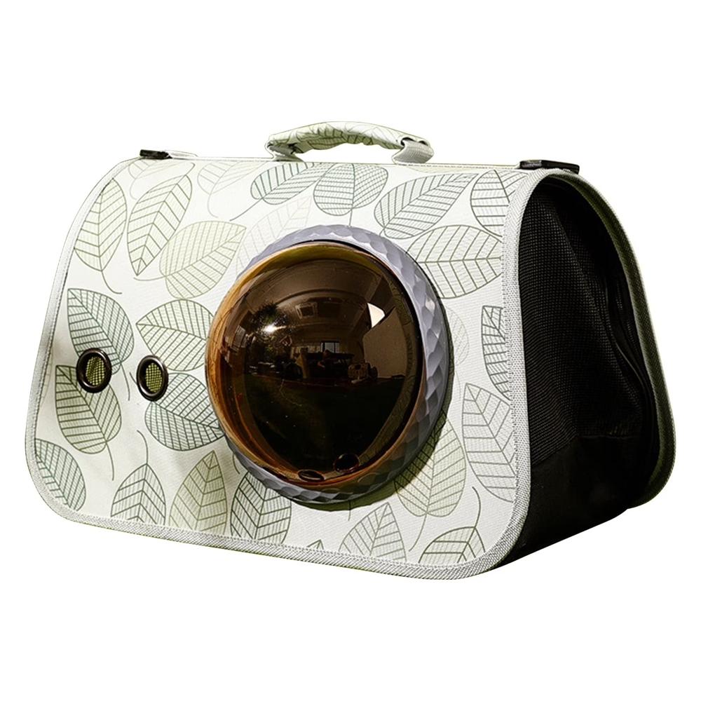 Bolso Transportador Plegable para Gatos Cómodo Ventilado y Seguro - 40x24x24 - VERDE