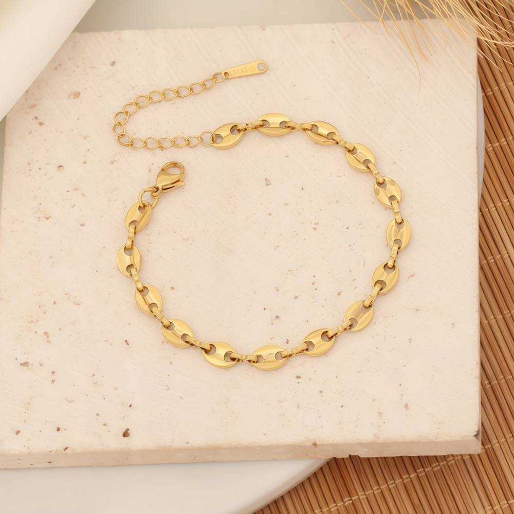 Pulsera para mujer acero inoxidable Giovanna dorada