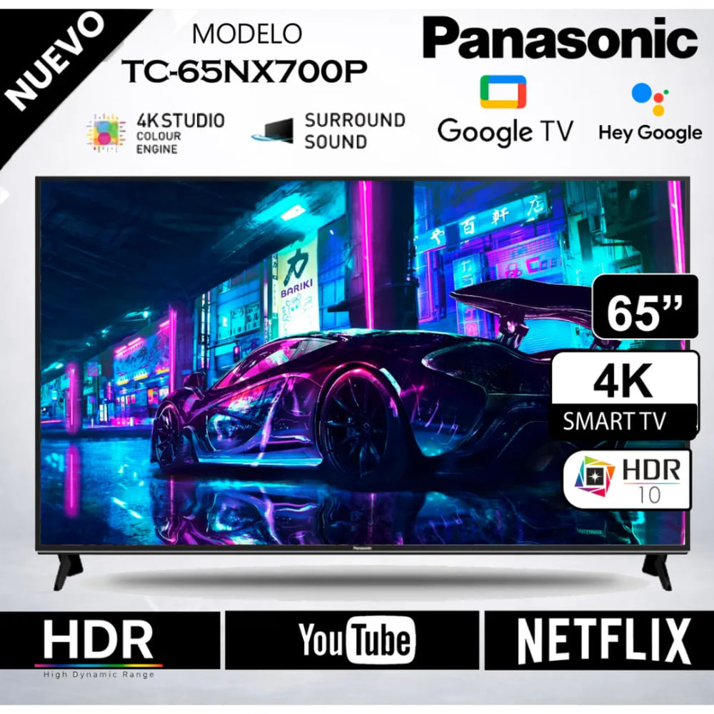 Televisor Panasonic Smart TV 65 LED 4K UHD TC-65NX700P