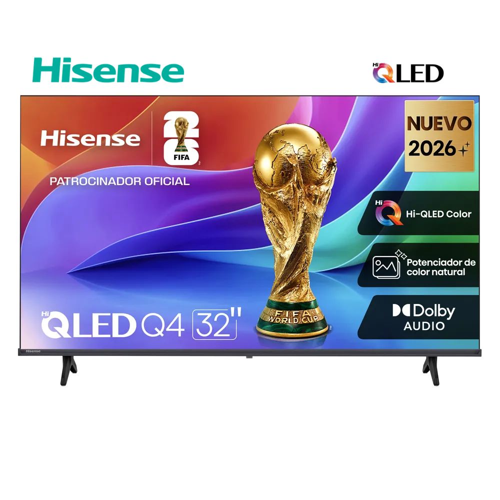 TELEVISOR HISENSE QLED  32 SMART  Tv 32Q4SV -  2026
