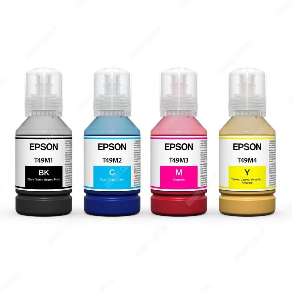 Kit de Tintas Epson T49M 4 Colores 140ml c/u para SureColor F100/F170/F500/F501/F570/F571