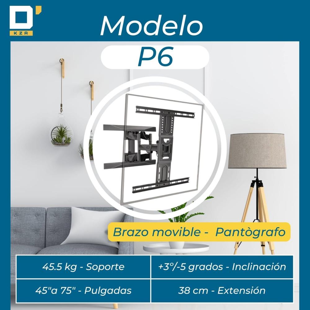 Rack Movible para Tv Dkza P6 de 32 hasta 75