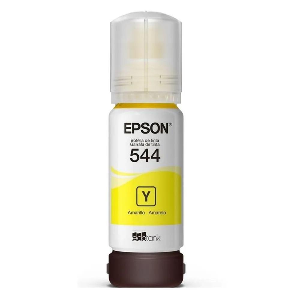 Botella de Tinta Epson T544 Amarillo 65ml para EcoTank L1110/L3110/L3150/L5190