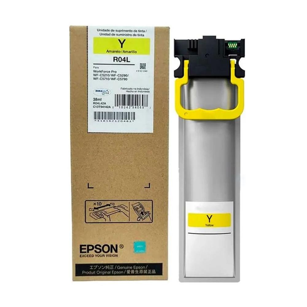 Bolsa de Tinta Epson T941420 Amarillo 38ml (R04L) para WorkForce Pro WF-C5210/C5290/C5710/C5790