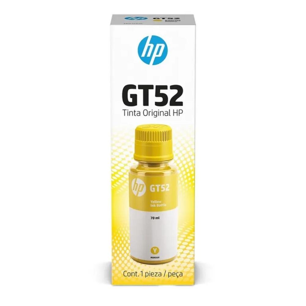 Botella de Tinta HP GT52 Amarillo Original 70ml para Smart Tank/Ink Tank
