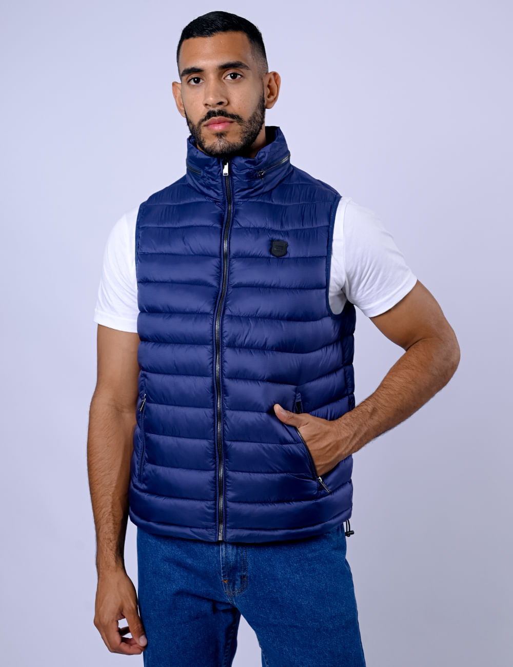 Chaleco Hombre Hard H26 Bourne Azul Marino Talla M