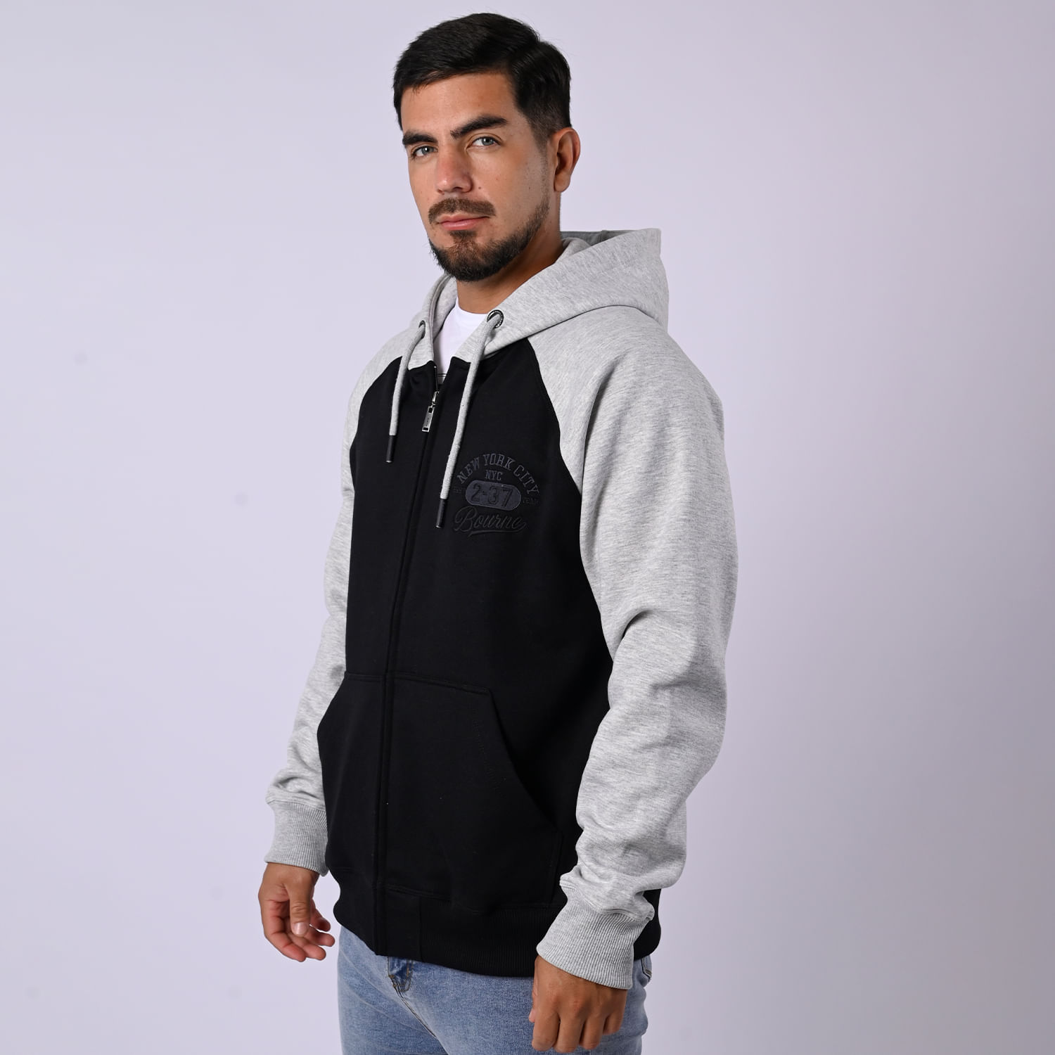 Polera Hombre Hoffman H26 Bourne Negro Talla L