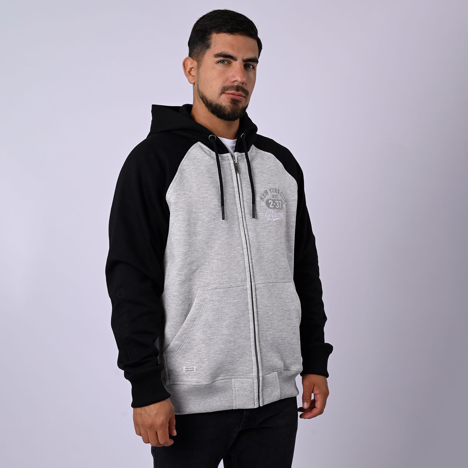 Polera Hombre Hoffman H26 Bourne Melange Talla L