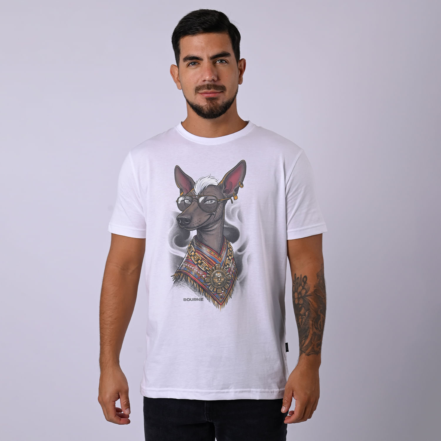 Polo Manga Corta Hombre Clasico 017 H26 Bourne Blanco Talla M
