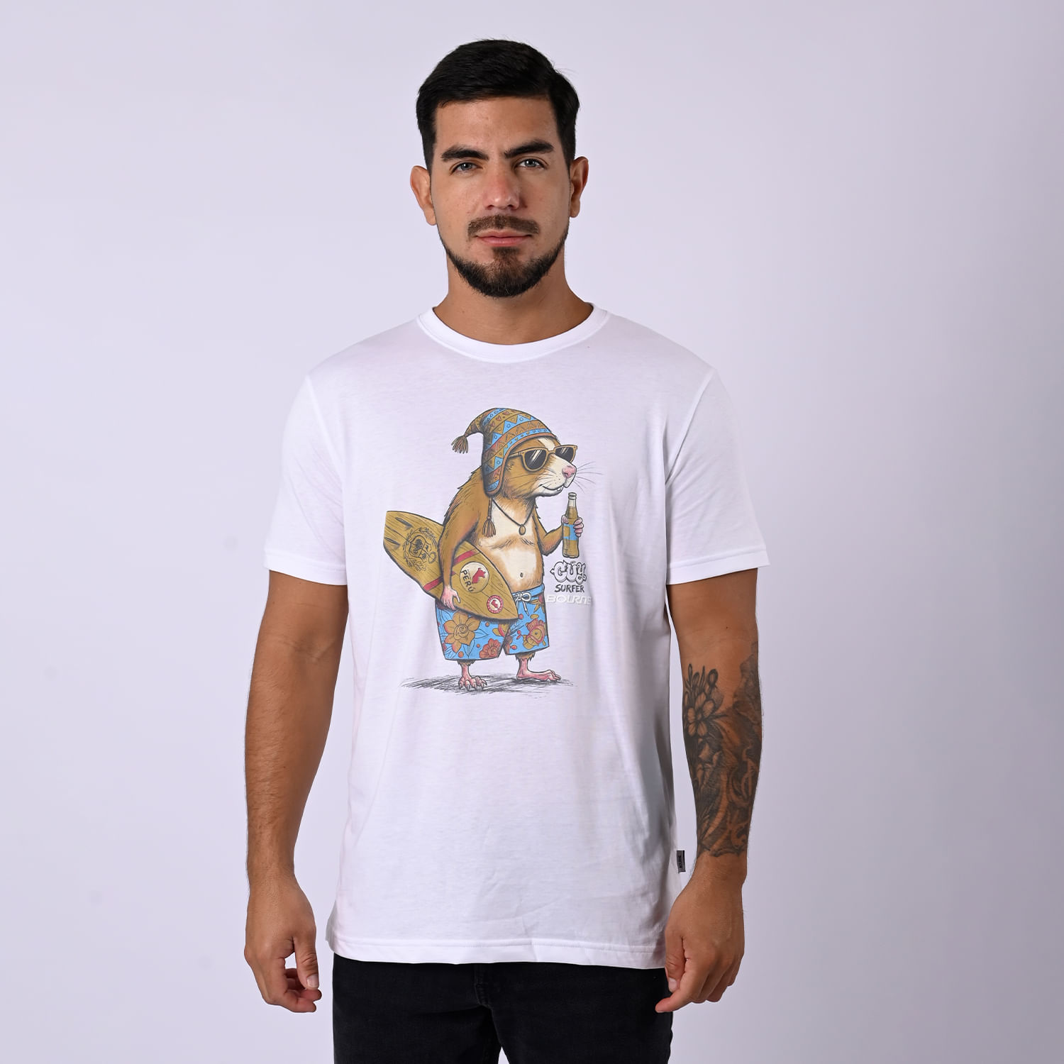 Polo Manga Corta Hombre Clasico 015 H26 Bourne Blanco Talla XL