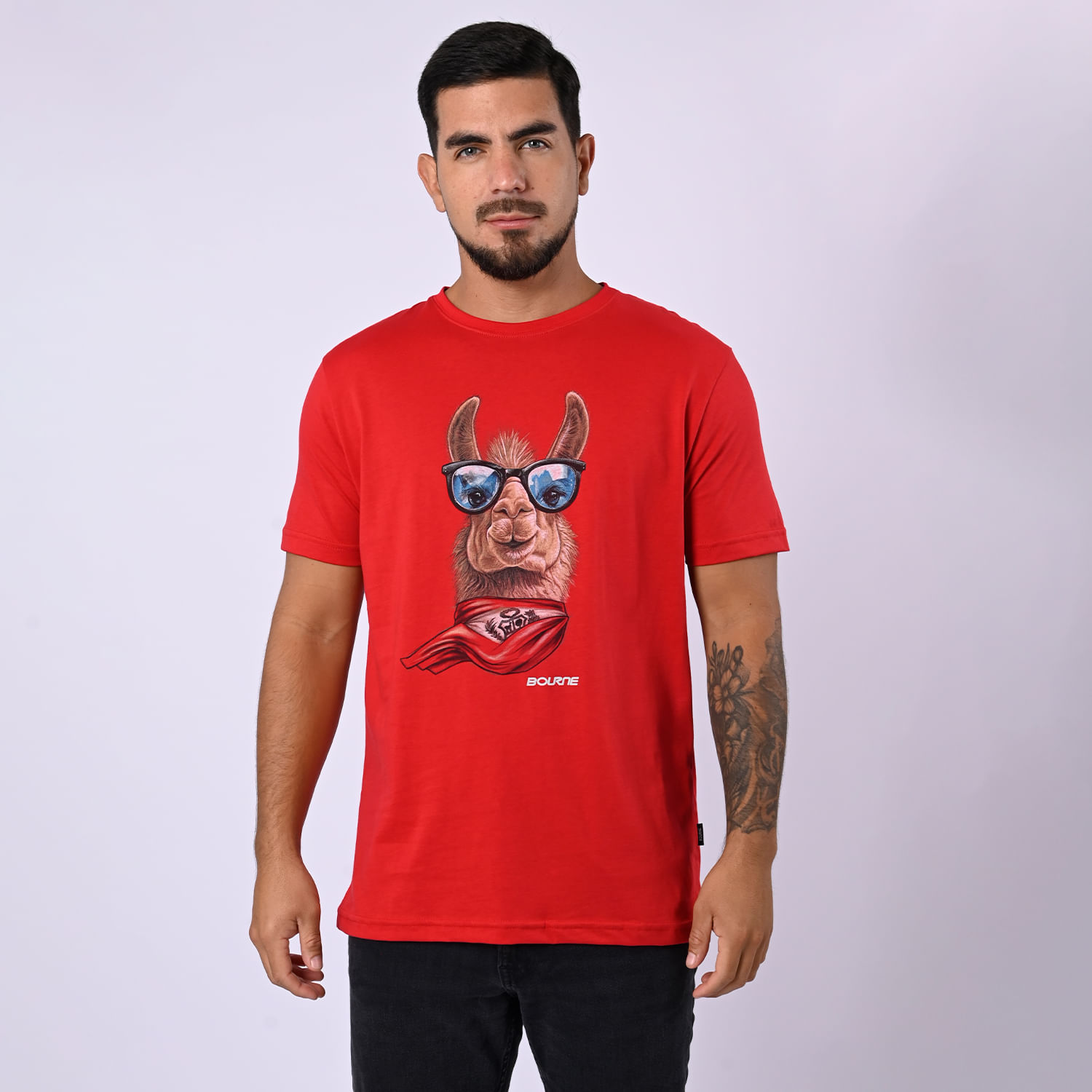 Polo Manga Corta Hombre Clasico 018 H26 Bourne Rojo Talla L
