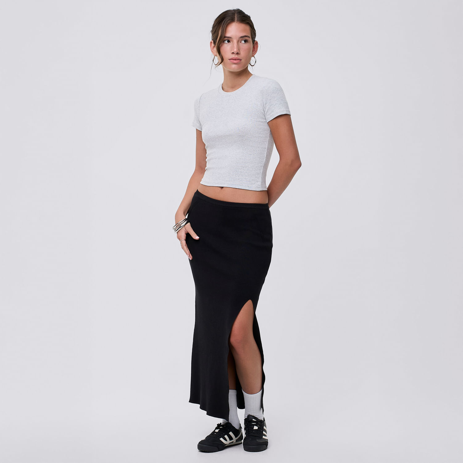 Falda Larga Mujer Blue Hypnotic Negro L