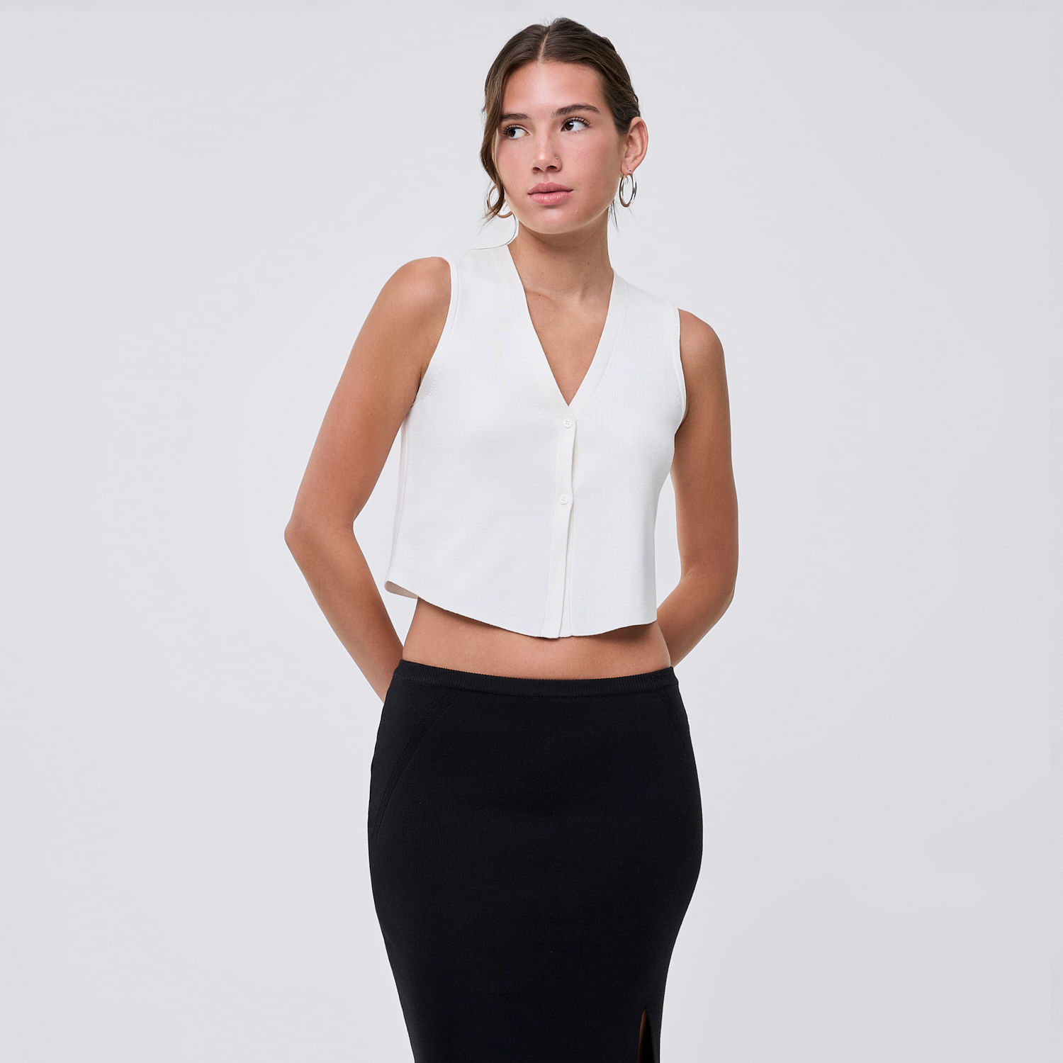 Chompa Hilo Mujer Best Hypnotic Blanco L