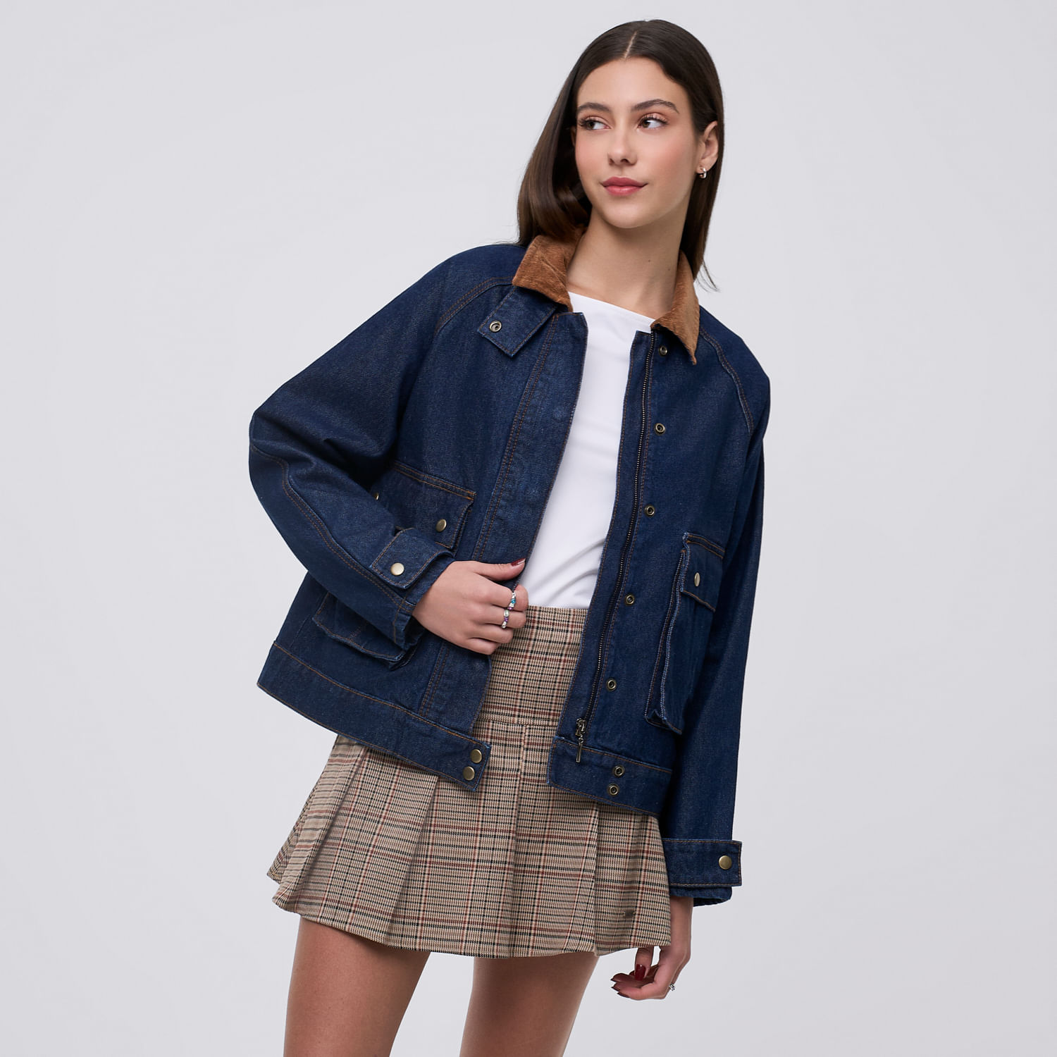 Casaca Mujer Cordi Amc Azul Marino L