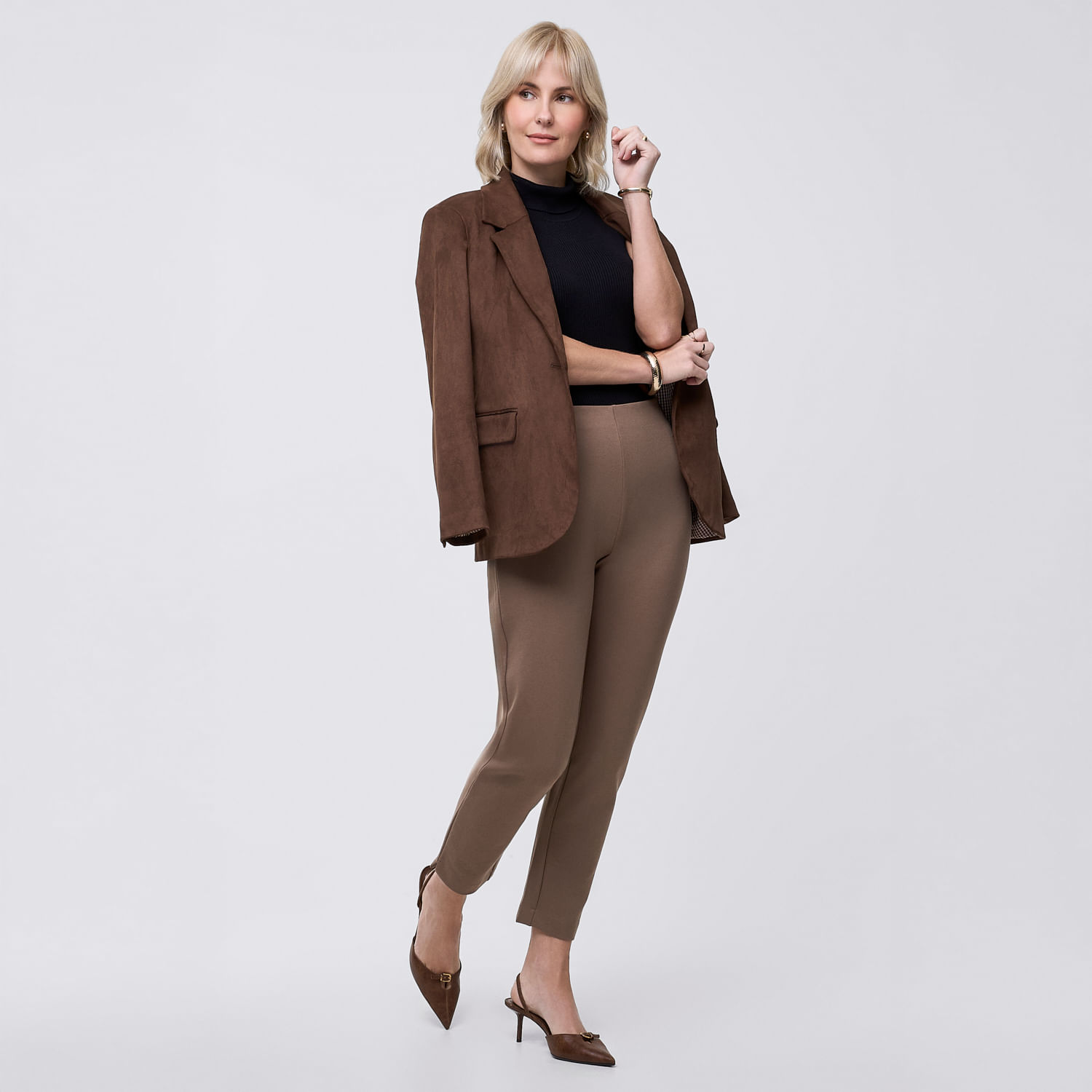 Pantalón Mujer Wendy Zafin Taupe S