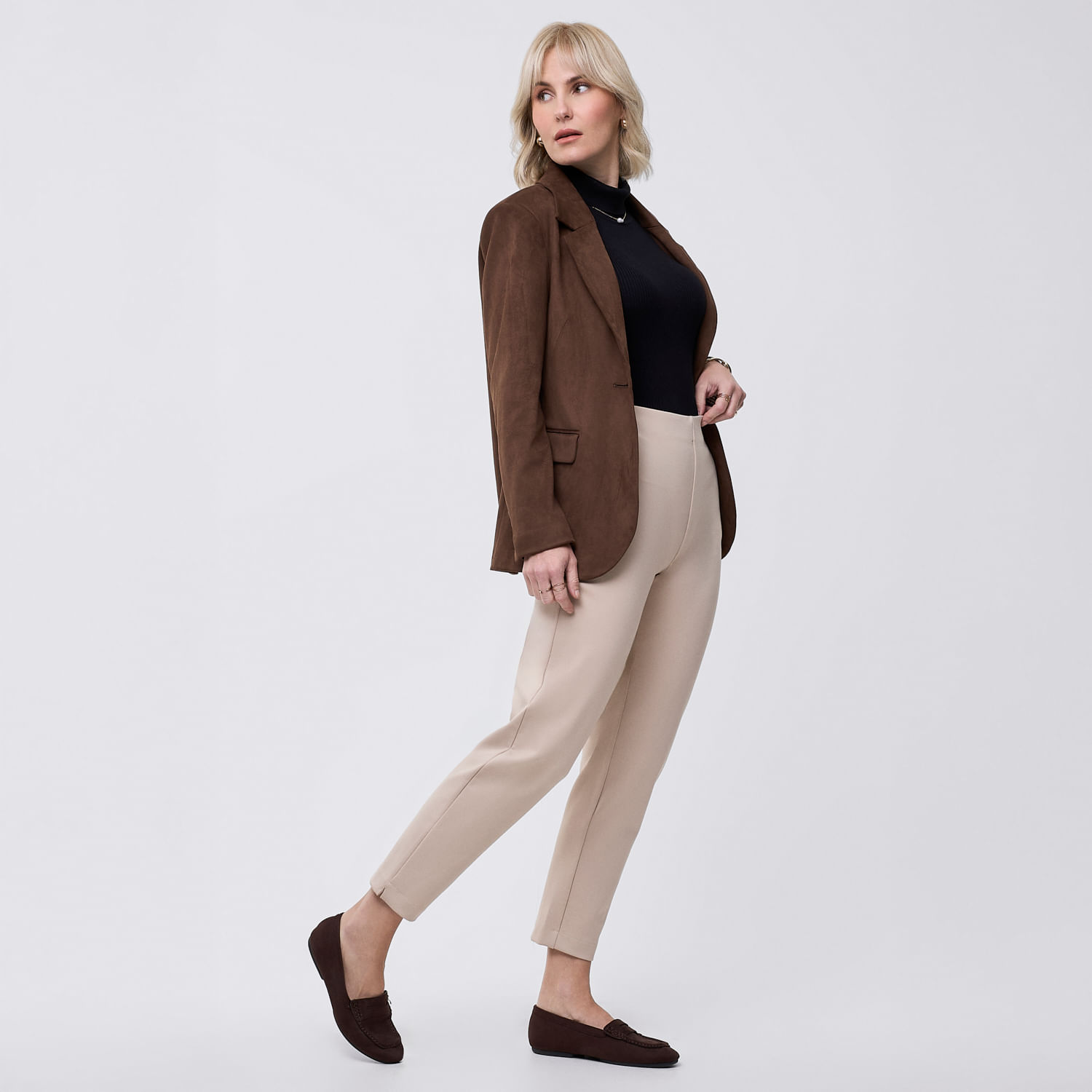 Pantalón Mujer Wendy Zafin Crema L