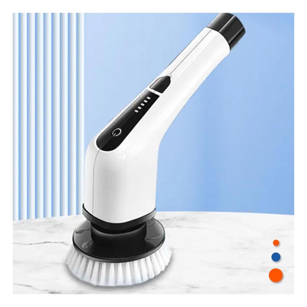 Escobilla de Limpieza Electrico Blanco 7 en 1 para Casa Practica Y Papel Regalo