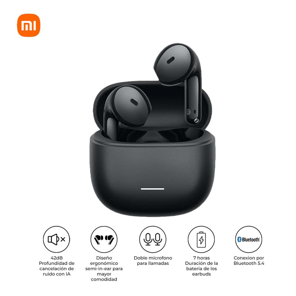 Audífonos Bluetooth Xiaomi Redmi Buds 8 Active TWS Negro
