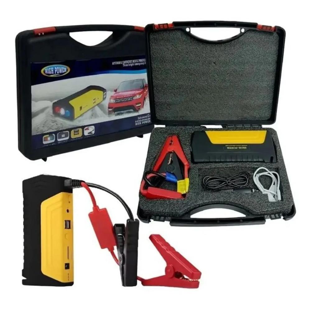 Kit Arrancador Bateria Auto Carro Recargable Power Bank